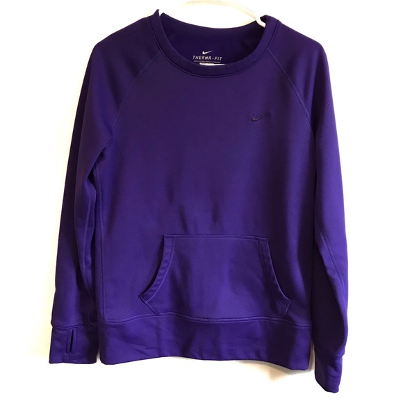nike purple crew neck